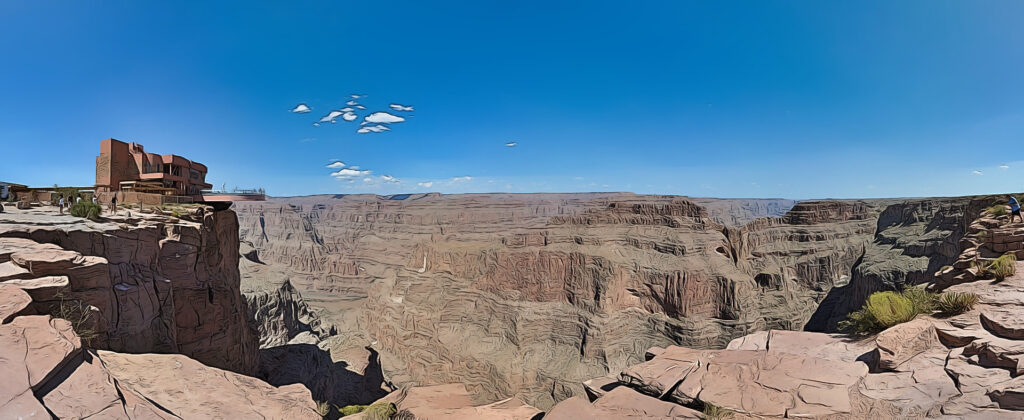 Side view of the Grand Canyon Skywalk