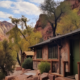 The Phantom Ranch Cabins in The Grand Canyon