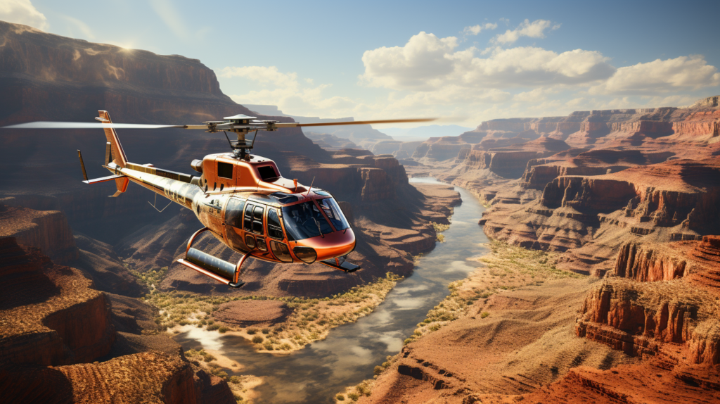 Image of a Grand Canyon helicopter tour