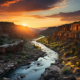 View of the Grand Canyon near the Colorado River