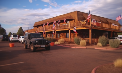 Artist's concept of a restaurant in Tusayan Arizona