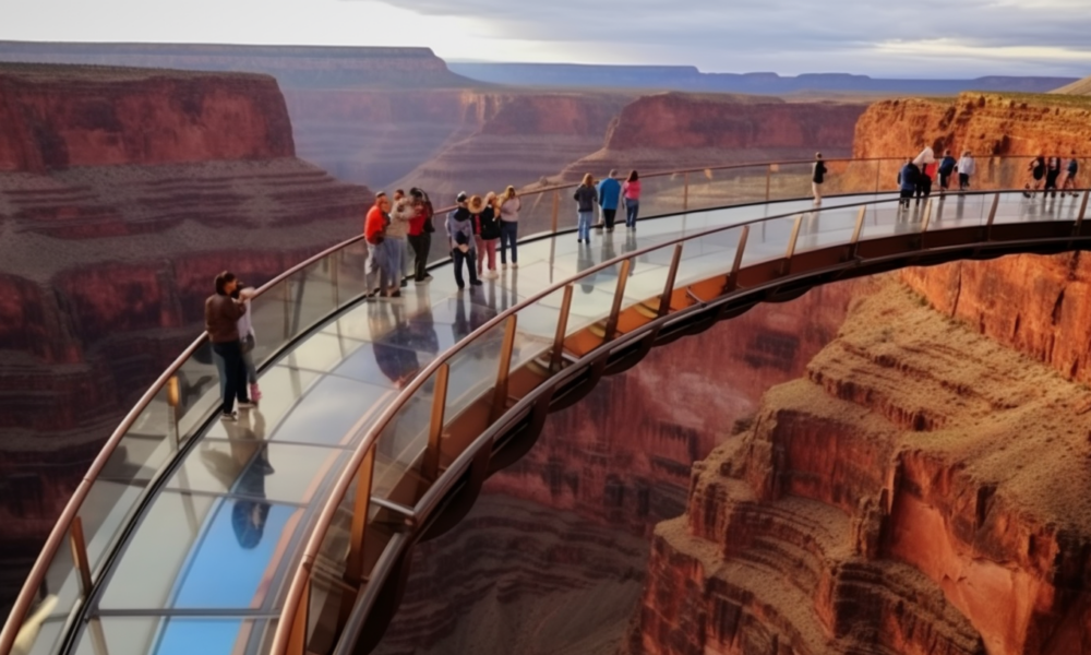 Artist's concept of the Grand Canyon Skywalk