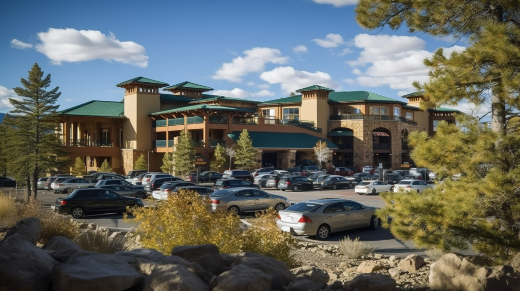 Artist's concept of the Grand Hotel at The Grand Canyon