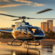 Image of a helicopter leaving Las Vegas for a tour of The Grand Canyon