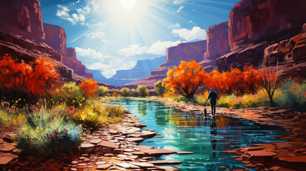 Image of the Colorado River in The Grand Canyon National Park
